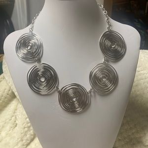 Paparazzi short silver necklace
